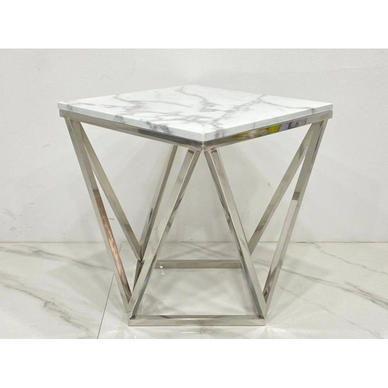 Table d'appoint Rissoto, Argent argent