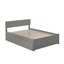 Lit plateforme en bois massif avec pied de lit et gigogne double Daurice-1767493675
