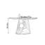 Table ronde en chêne rouge exquis et durable-360214106