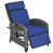 Coussin bleu foncé / structure grise est en rupture de stock