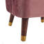 Fauteuil d'appoint rembourré avec pieds en bois-427200583
