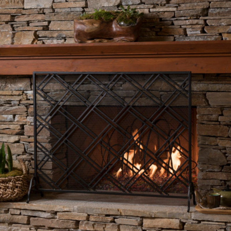 Iron Fireplace Screen