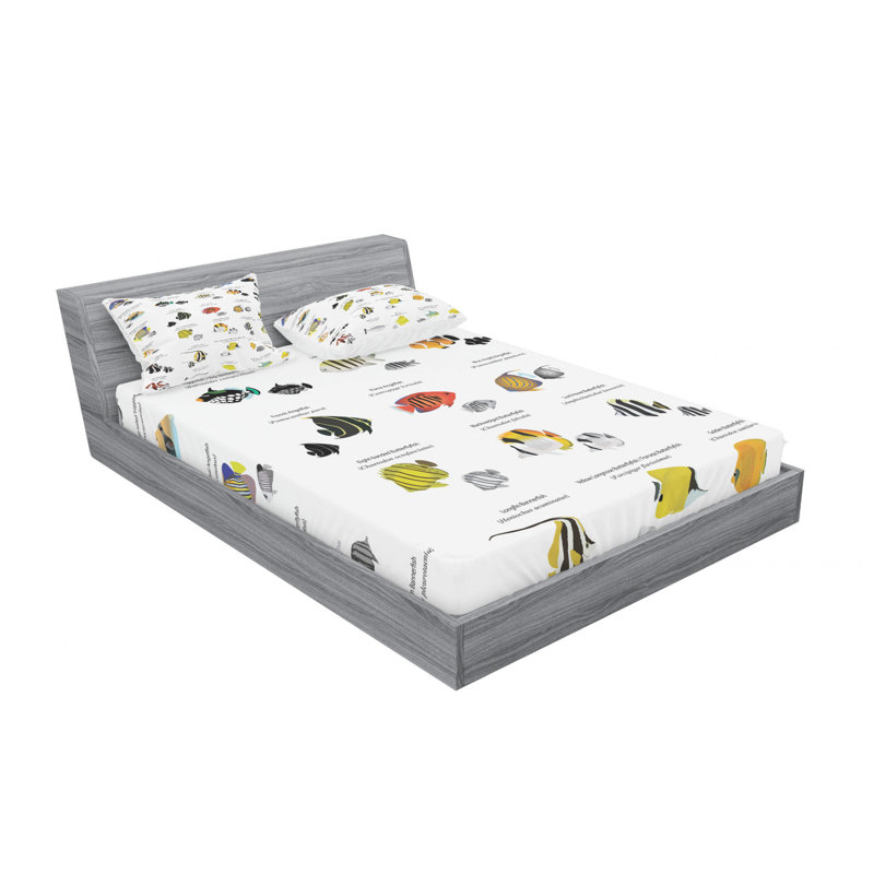 Microfiber Sheet Set, Full Sheet Set with Fitted Sheet