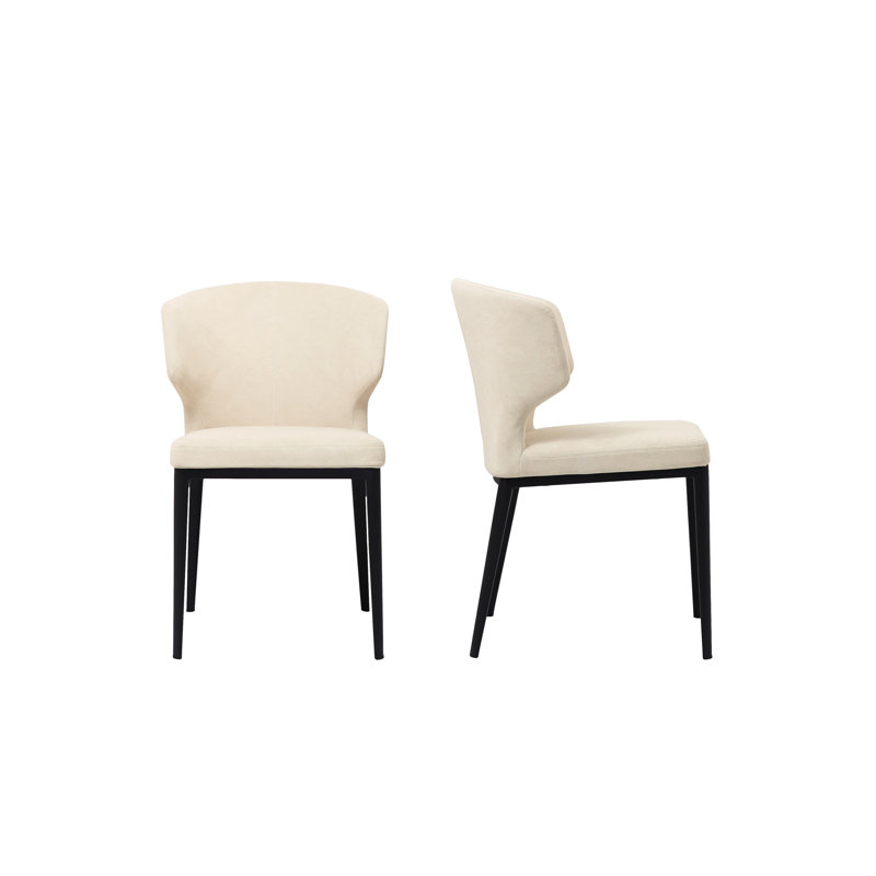 Nakia Upholstered Dining Chair, Warm Beige
