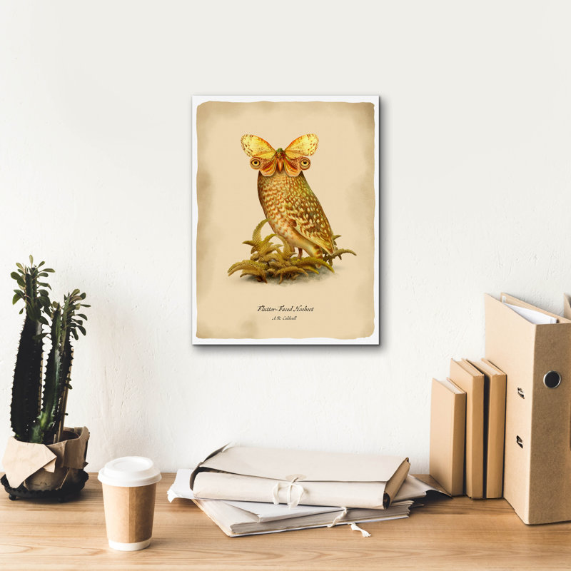 «Hoohoot» par Angela Tannehill, H 16 po x l 12 po x P 0,75 po