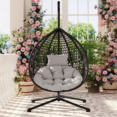 Fauteuil à œufs suspendu polyvalent pour l'intérieur et l'extérieur