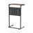 C Shaped End Table, Side Table For Couch And Recliner, Sofa Tray Desk With Storage Bag
