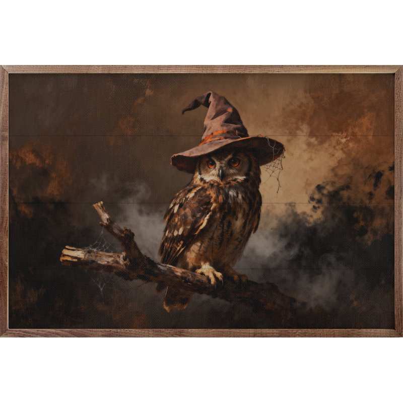 Witch Owl, H 16 po x l 24 po