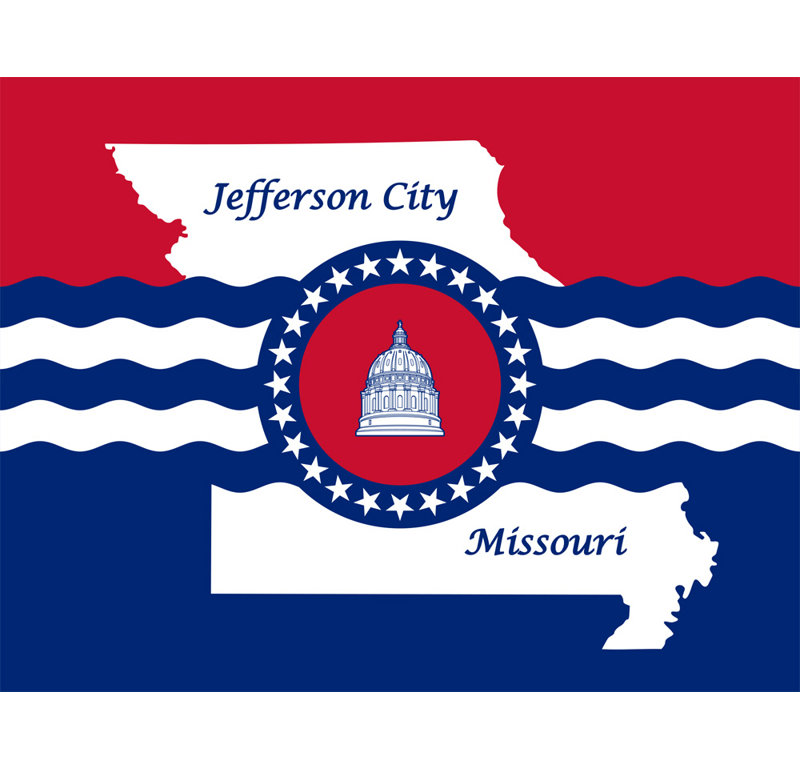 Jefferson City, Missouri, 18" H x 24" W
