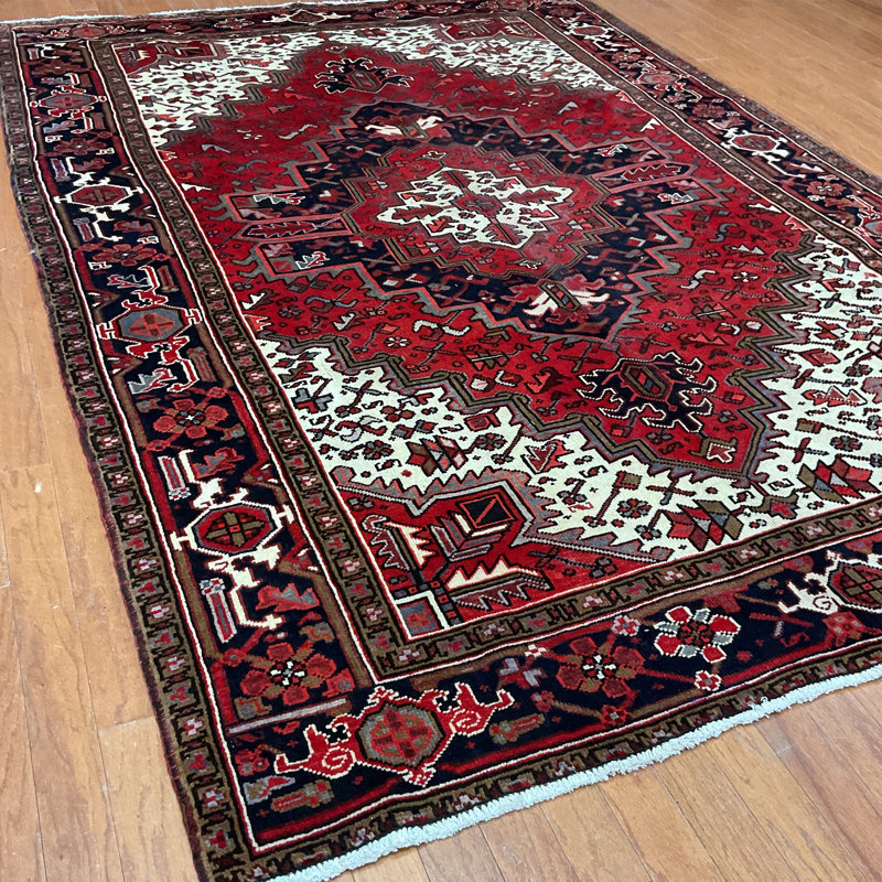 HERAT ORIENTAL Handmade Heriz Wool Rug