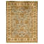 Hand Knotted Wool Oriental Area Rug in Light Blue And Ivory