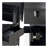 Dome Cabinet, Black - 71.65" High Freestanding Storage Cabinet with Adjustable Shelves, Engineered Wood, American Traditional & Contemporary Rustic Style for Living Room, Dining Room, Study-11956494