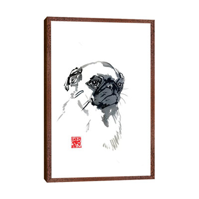 Grumpy Carlin 1 Piece Wall Art on Canvas