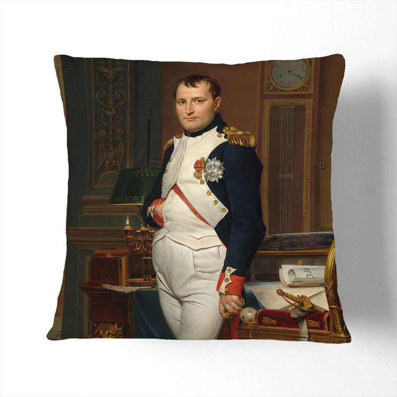 The Emperor Napoleon Scatter Cushion, 40cm H x 40cm W x 15cm D