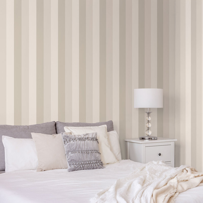 Floson 10m x 53cm Matte Wallpaper Roll, Beige