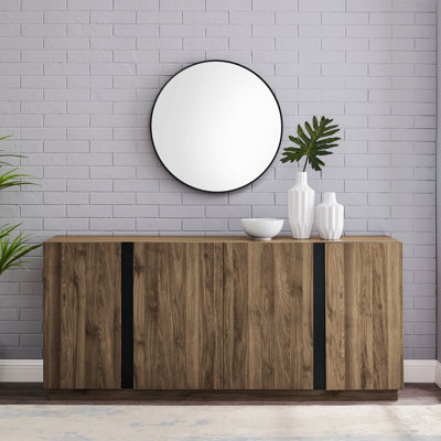 Mid-Century Modern 3-Drawer Low Tv Stand