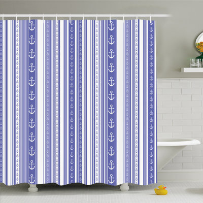 Jakarie Shower Curtain with Hooks Included