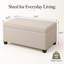 Banc de rangement avec repose-pieds 32 po-625990360