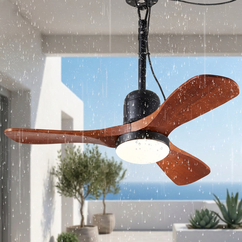 Ventilateur de plafond 34 po avec lumière Farmhouse
