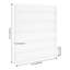 2 Pack Nail Polish Wall Racks Wall Mounted Acrylic Clear Nail Polish Shelf Organizer Display Rack