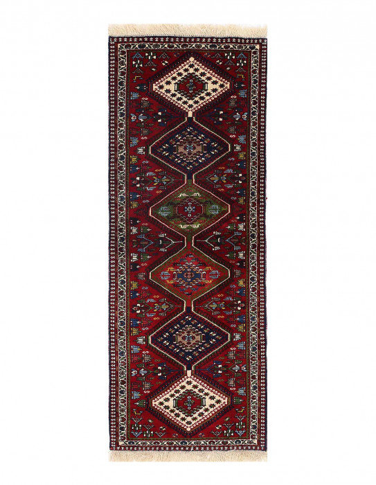 Fine Hand knotted Persian Yalameh runner 2'1"X6'4"