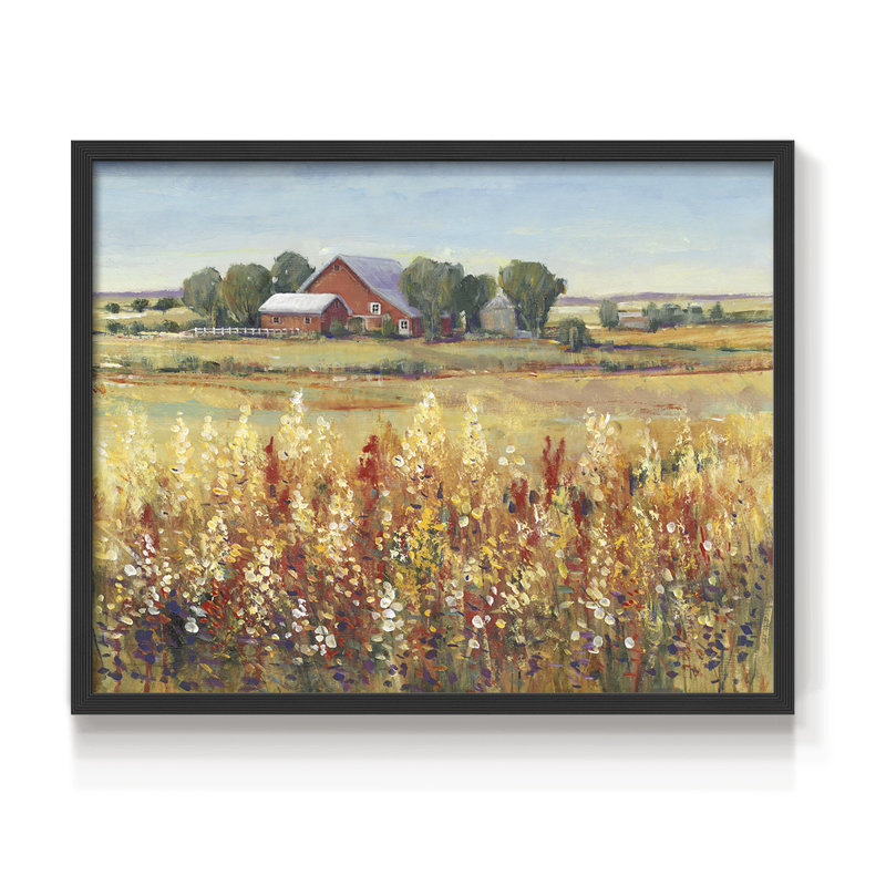 Country View I - Impression encadrée - Restickable, Noir, noir, noir, noir, H 16 po x l 20 po