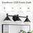 3 - Light Bathroom Steel LED Dimmable Vanity Light 5 Color Modes