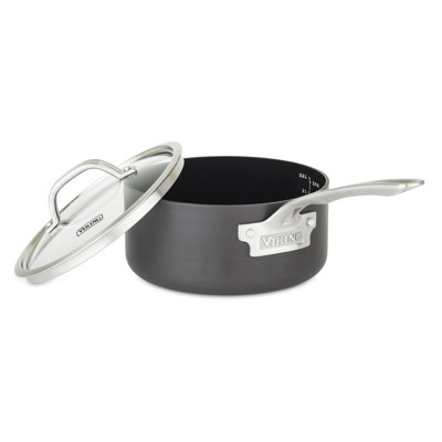 Viking Hard Anodized Nonstick Saucepan with Lid