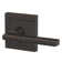 Custom Latitude Hall-Closet and Bed-Bath Lever with Upland Trim