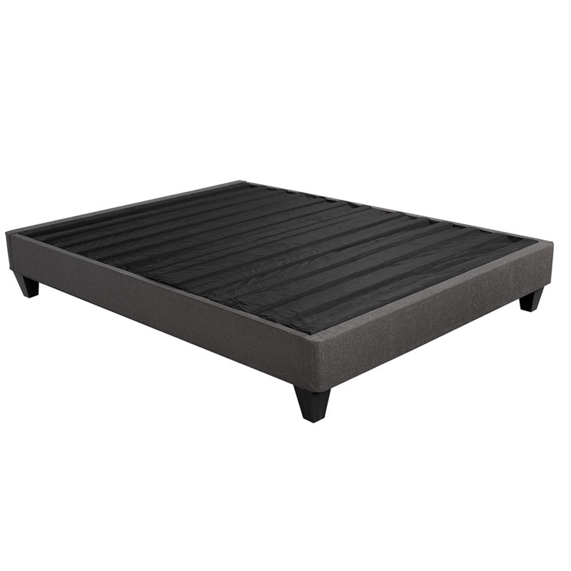 Lit plateforme tapissier, grand lit plateforme, base de lit tapissier, aucun sommier requis, Grand lit
