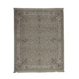 Hand-Knotted High-Quality Gray Area Rug
