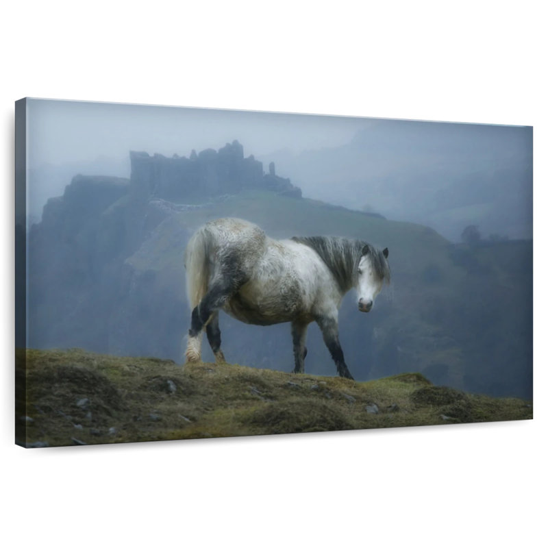 Brampt Wales Castle Horse, 20" H x 30" W
