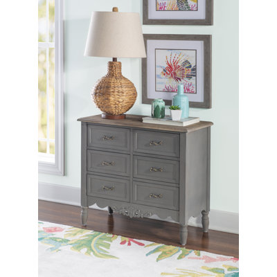 Commode d'appoint 6 tiroirs Raymer