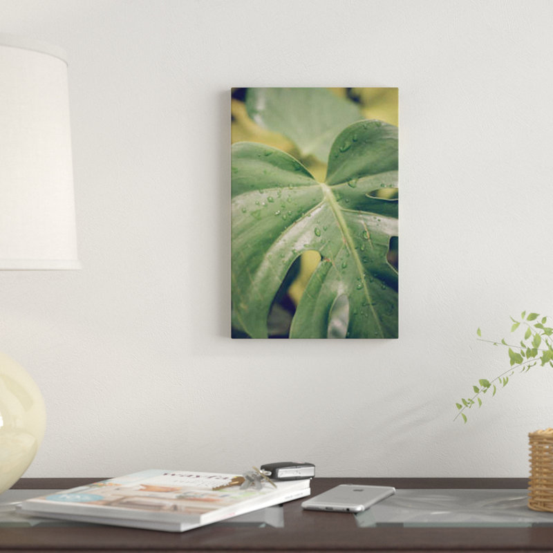 Feuilles VI - Impression sur toile, H 26 po x l 18 po x P 1,5 po, Toile tendue, Pas de tapis