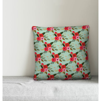 Floral Throw Pillow
