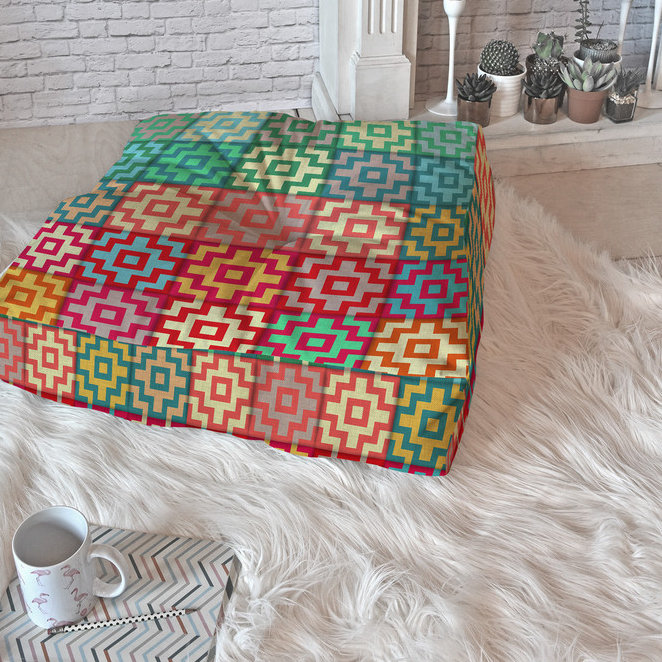 Sharon Turner Marrakech Floor Pillow, 23" H x 23" W x 6" D