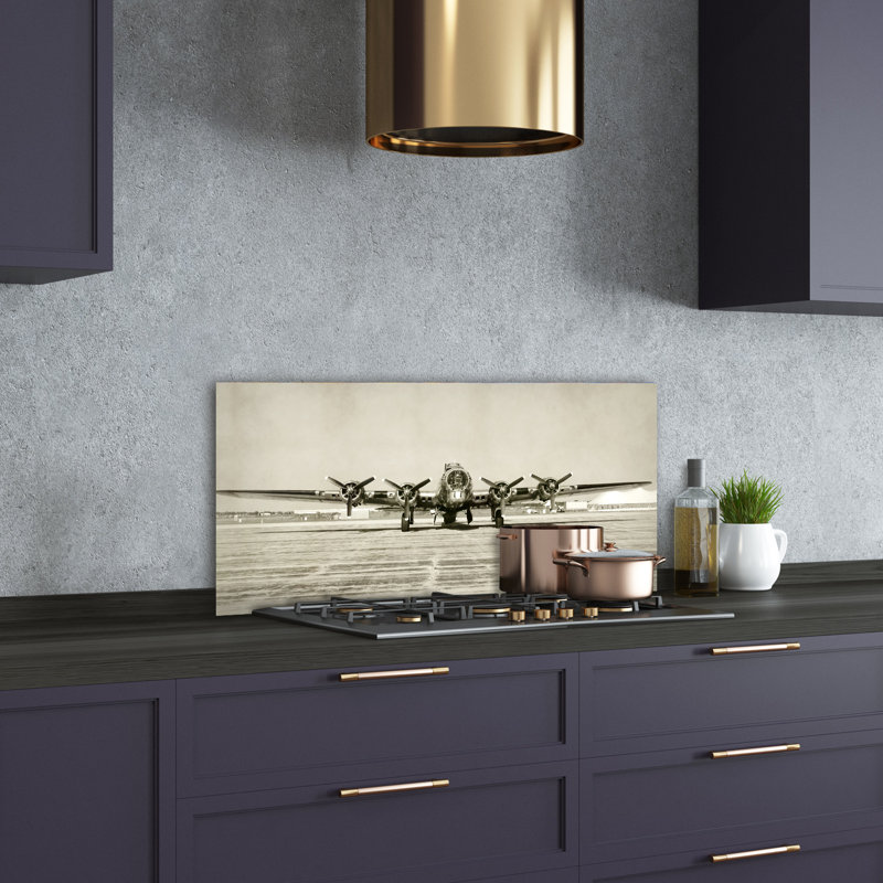 Akoon 50cm W x 100cm L Glass Peel and Stick Panel