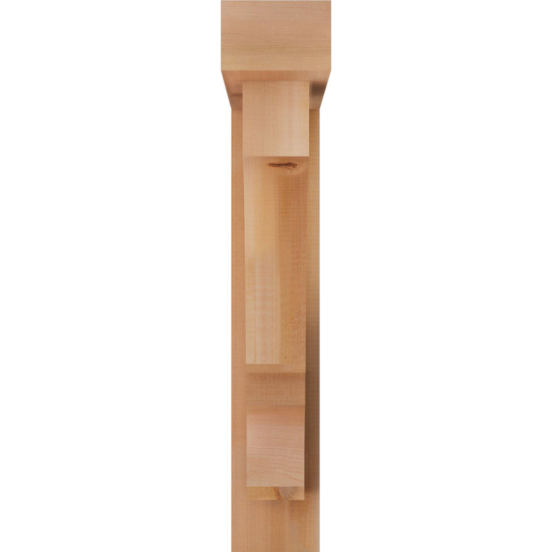 Balboa Block Offset Brace Bracket, 32 x 24, 5 1/2"W Western Red Cedar (Smooth)