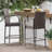 Dalessio 29.5" Patio Wicker Bar Stools with Footrest (Set of 2)-776923797