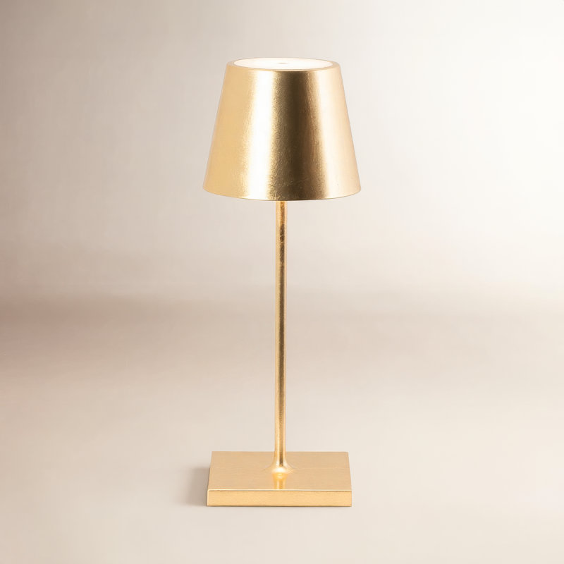 Poldina Pro Mini Table Lamp, Glossy Gold