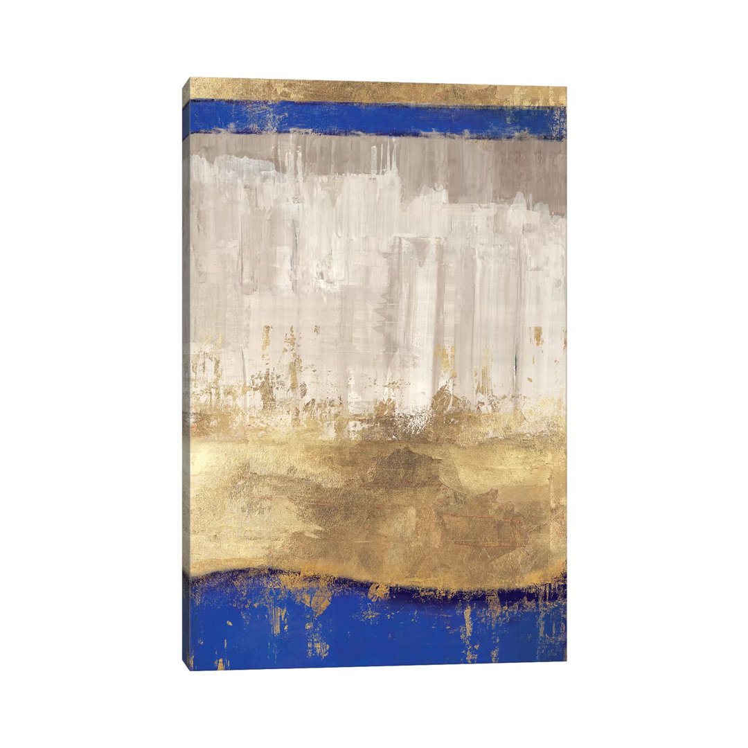 Indigo Abstract I - Wrapped Canvas Painting