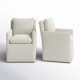 Alayaa Performance Upholstered Armchair with Casters