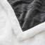 Couverture en molleton gris Sherpa-119457225-119457229