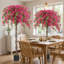 2 Packs artificial plants murraya with flowers