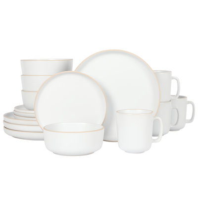 Gibson Elite Zuma 16 Piece Dinnerware Set, Service for 4