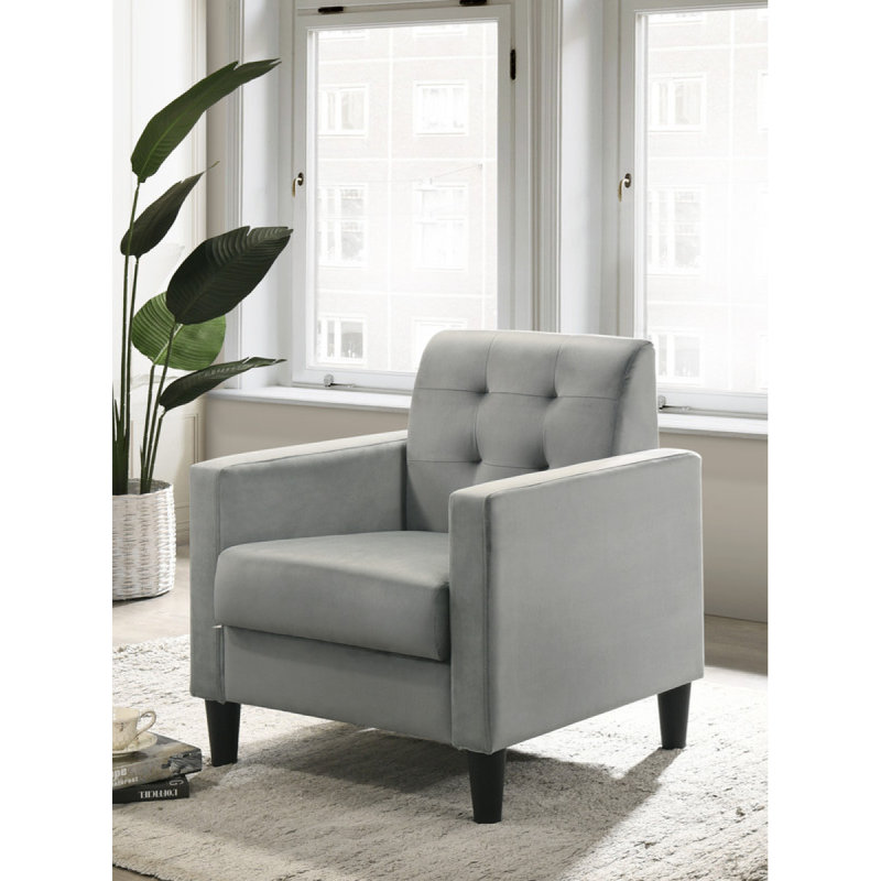 Fauteuil 27,5 po, Gris clair