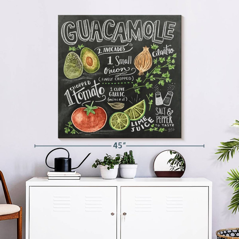 Yarlin Guacamole Recipe, 33" H x 33" W