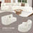 Nargis 2 - Piece 132" Modern Curved Sectional Sofa-262422902-266830434