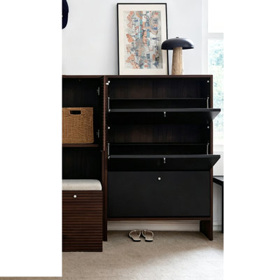 European style retro home shoe cabinet