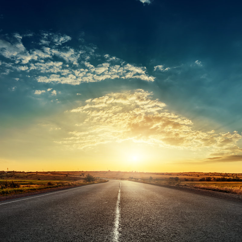 Sun In Sky - Wrapped Canvas Print, 30cm H x 30cm W x 3.8cm D